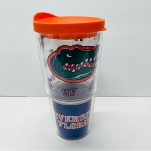 Tervis Tumbler University of Florida Tumbler w/Orange Lid Gator Fans Hot or Cold